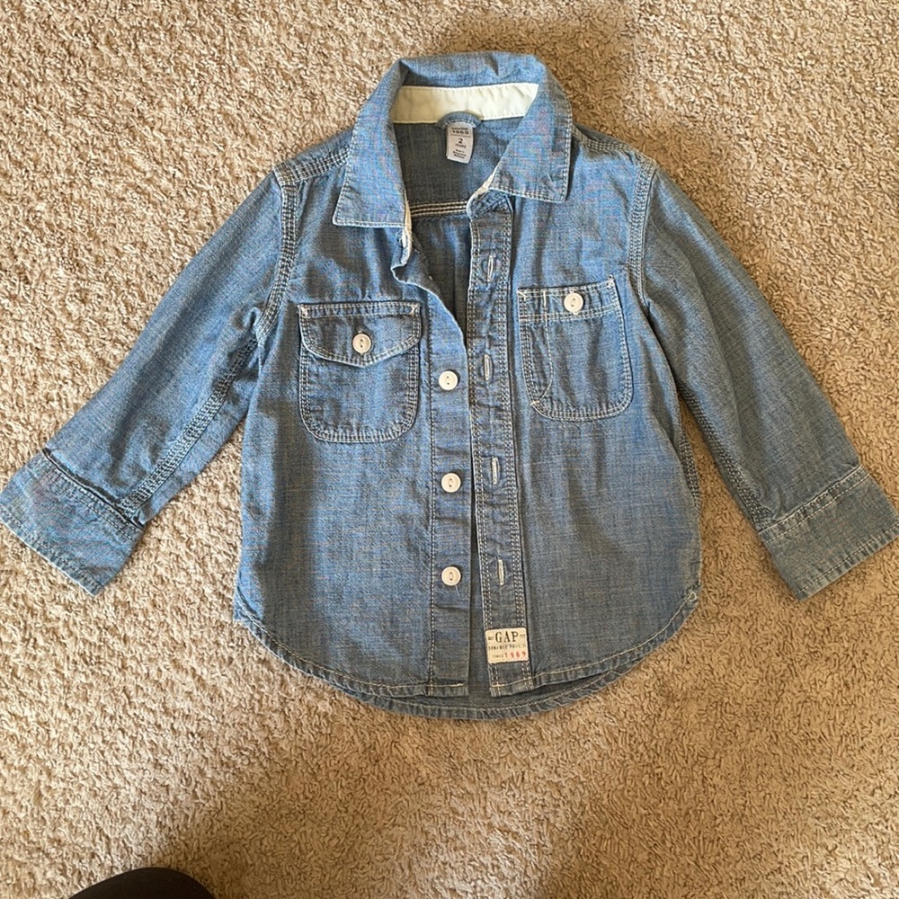Boys chambray button down